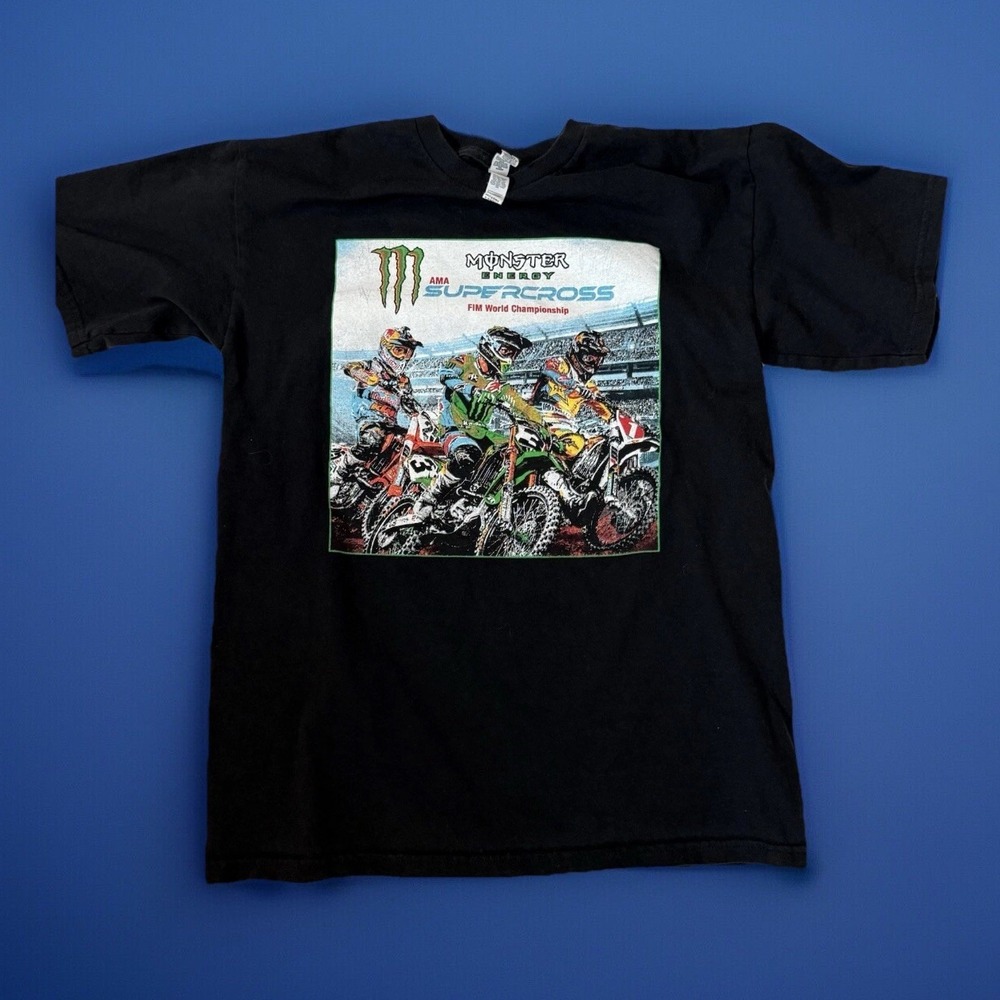 2020 AMA Monster Energy World Supercross FIM Championship Medium T-shirt‎ Racing